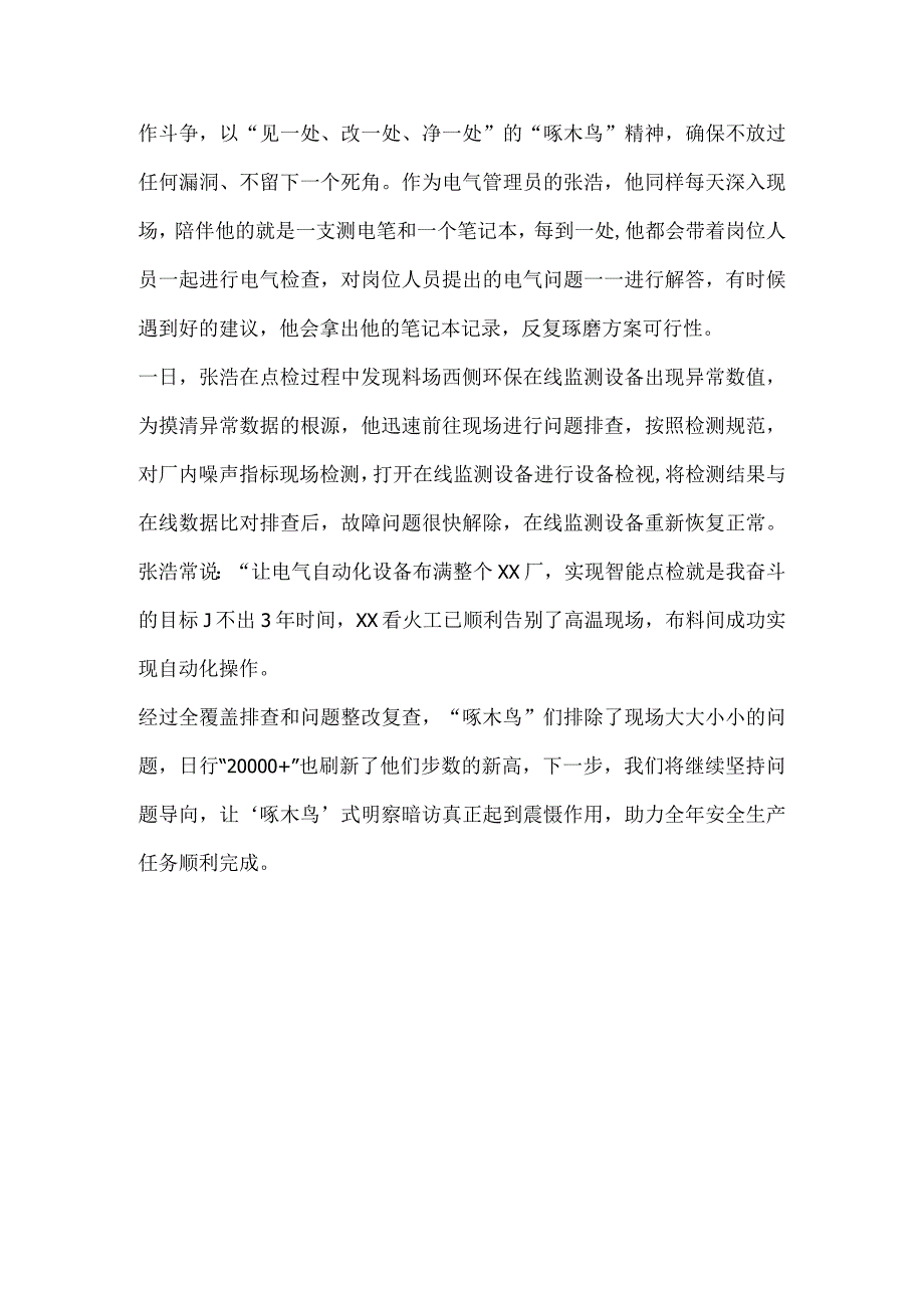 公司安全生产专项活动报道稿件.docx_第2页