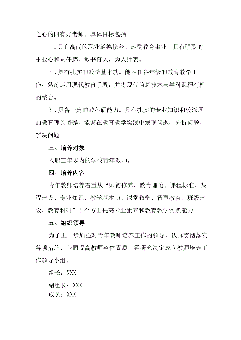 中学青年教师培养方案（2024年）.docx_第2页