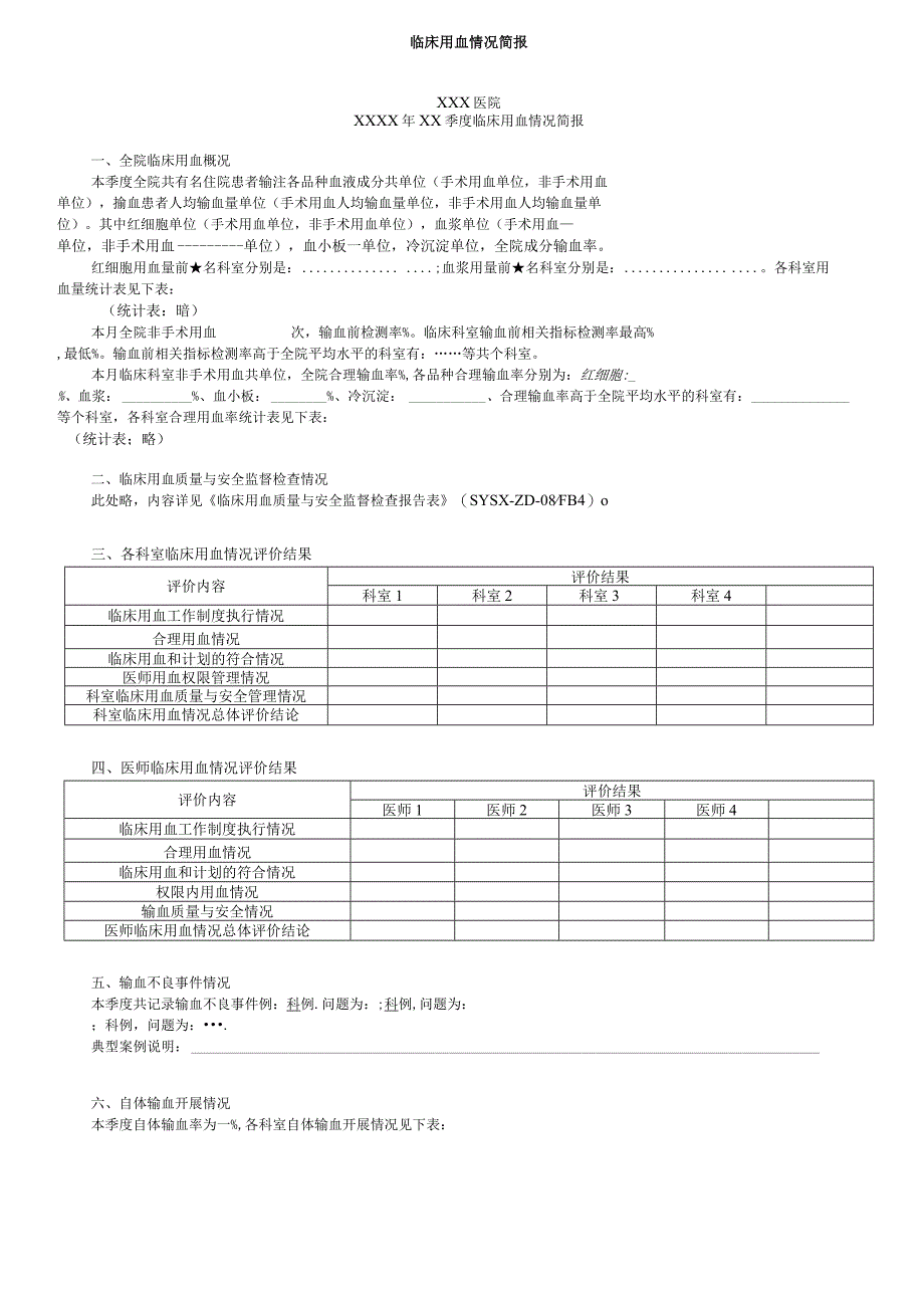 临床用血情况简报.docx_第1页