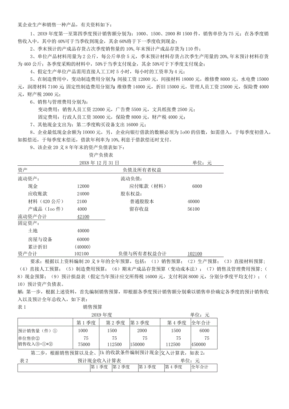 全面预算例题答案.docx_第1页