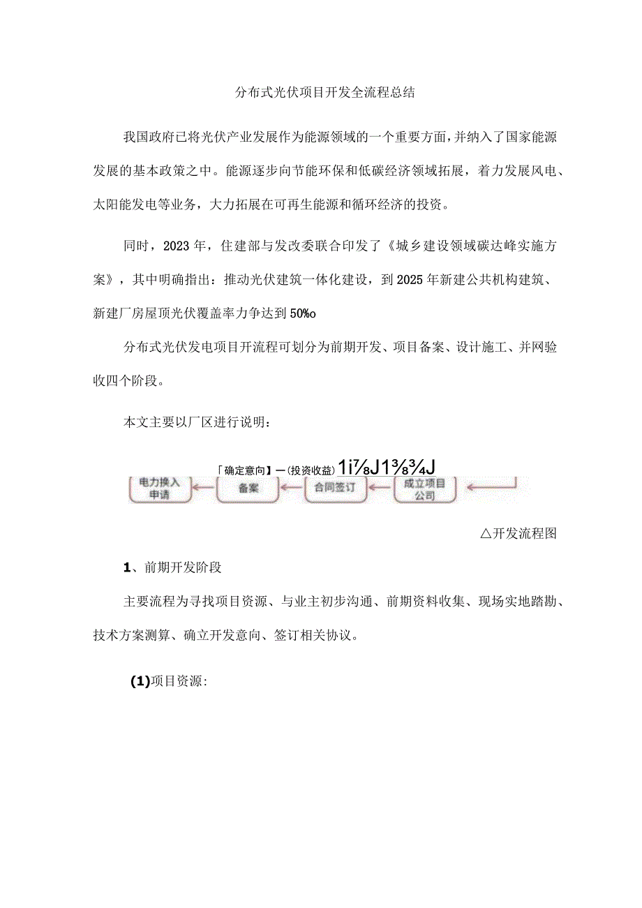 分布式光伏项目开发全流程总结.docx_第1页