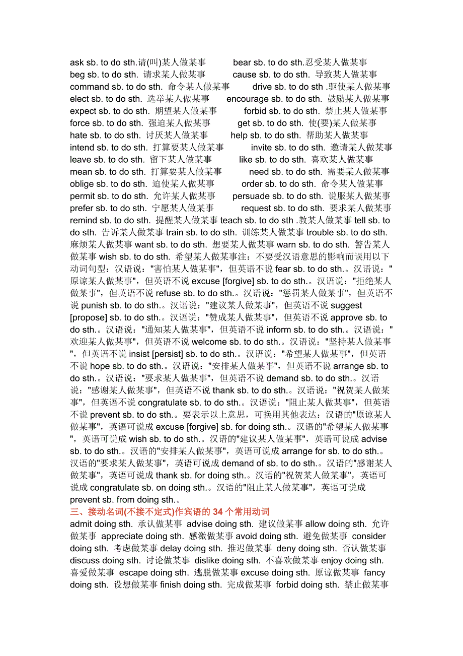 23种高中英语常用短语和搭配总结.docx_第2页