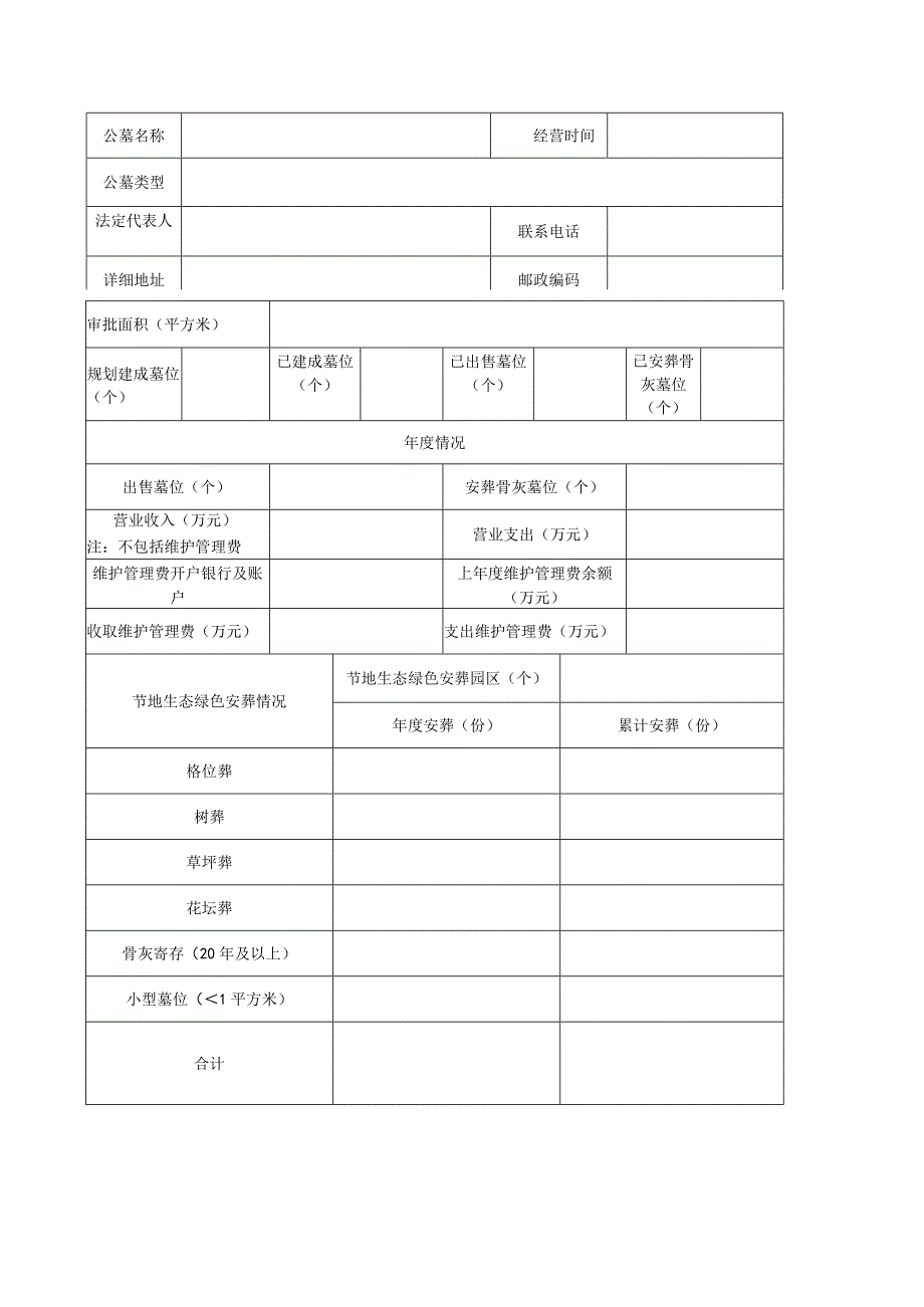 经营性公墓年度检查申报表.docx_第2页