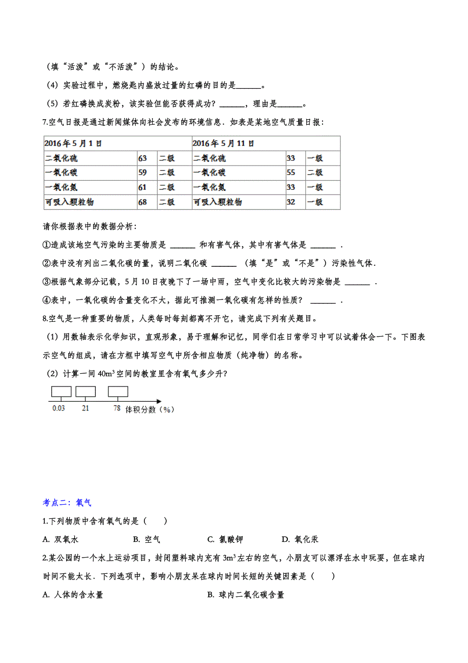 备战2020九年级化学经典题练——我们周围的空气【jiaoyupan.com教育盘】.doc_第2页