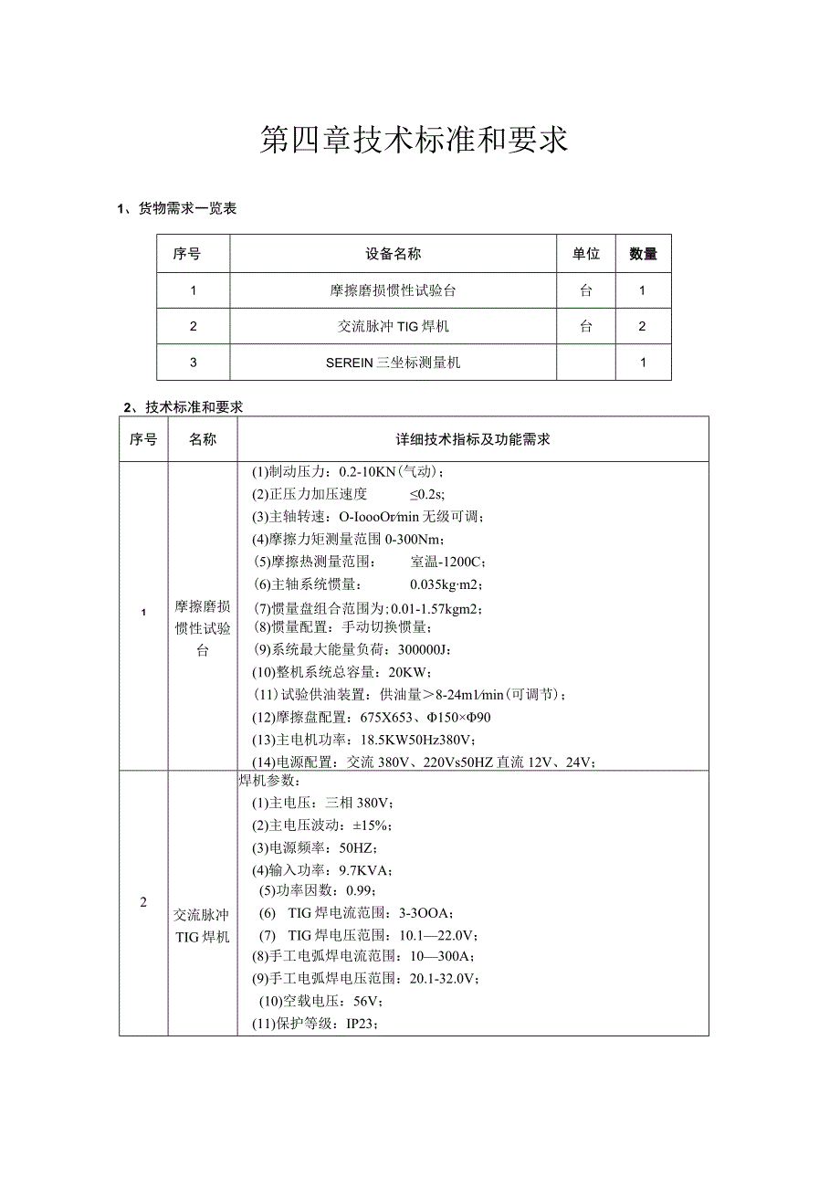 第四章技术标准和要求.docx_第1页