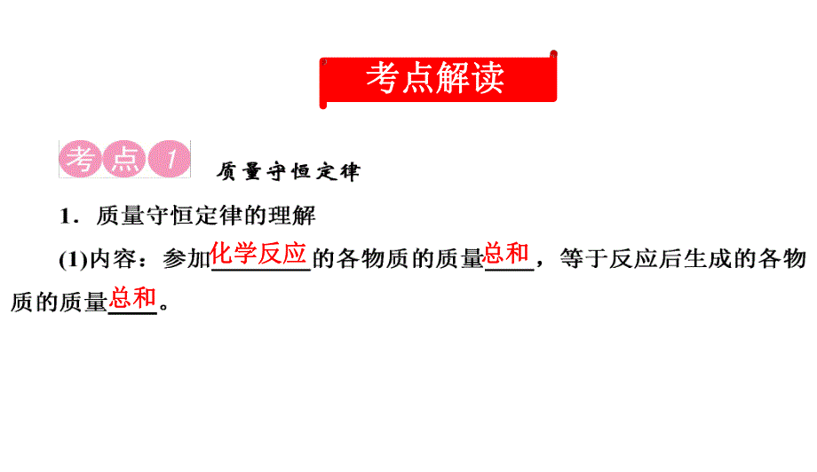 2020中考备考化学考点讲练课件质量守恒定律和化学方程式(共36张PPT).ppt_第2页