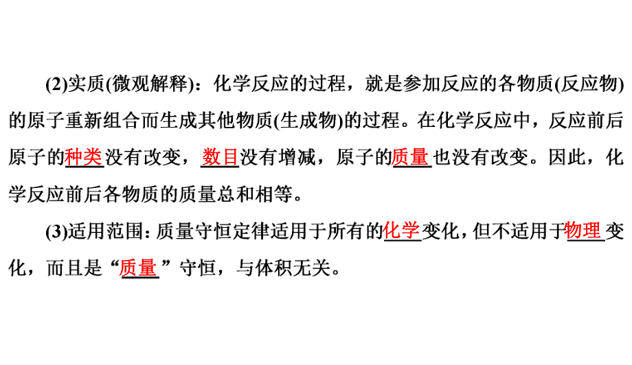 2020中考备考化学考点讲练课件质量守恒定律和化学方程式(共36张PPT).ppt_第3页