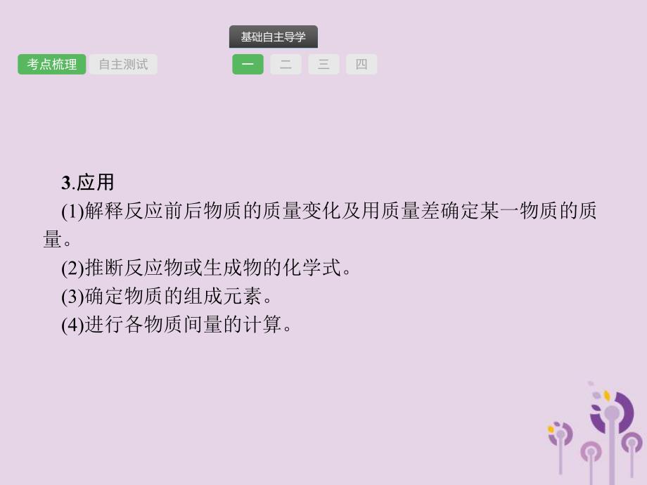 中考化学总复习优化设计第一板块基础知识过关第五单元化学方程式课件2019040212.pptx_第3页