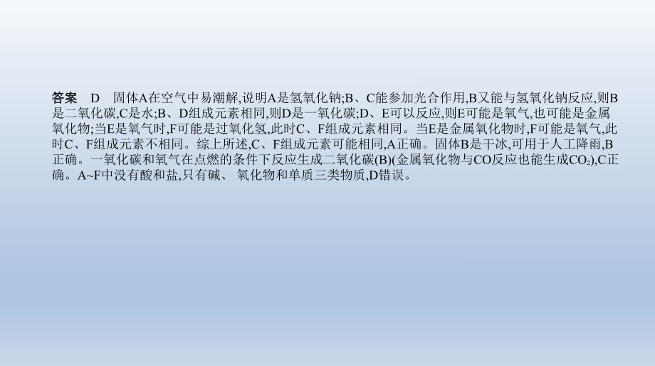 17专题十七　物质推断题 课件 2021年中考化学（全国）一轮复习.pptx_第3页