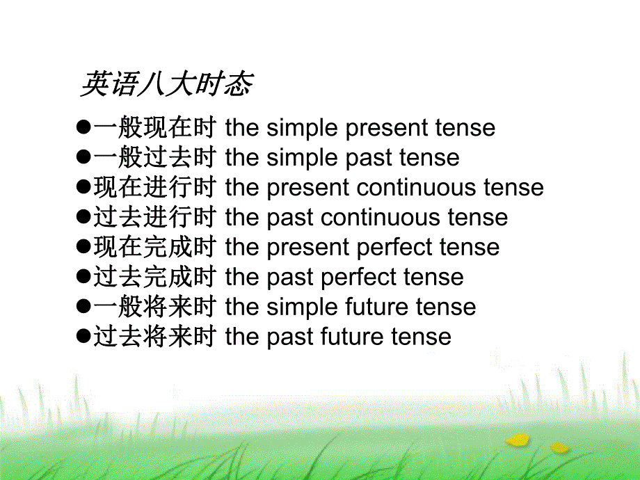 时态复习公开课课件-初中英语中考时态复习课件(绝对精品).ppt_第3页