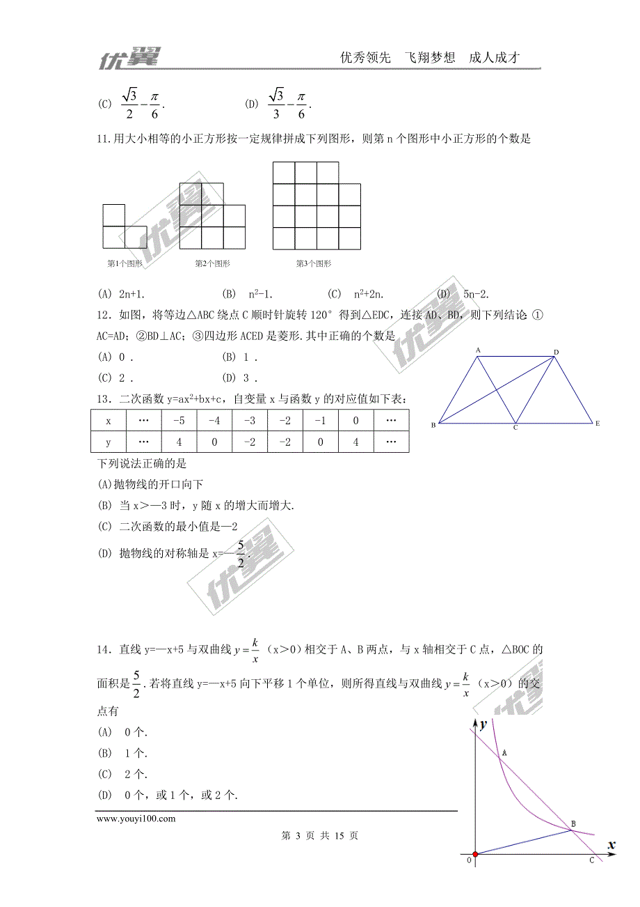 2016年山东省临沂市中考试题【jiaoyupan.com教育盘】.doc_第3页