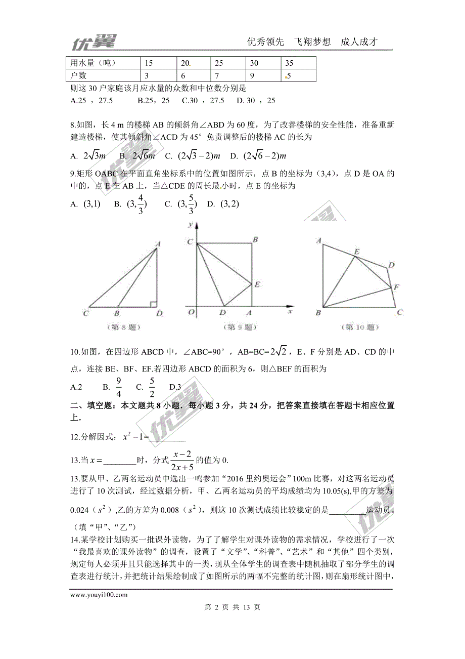 2016年江苏省苏州市中考试题【jiaoyupan.com教育盘】.doc_第2页