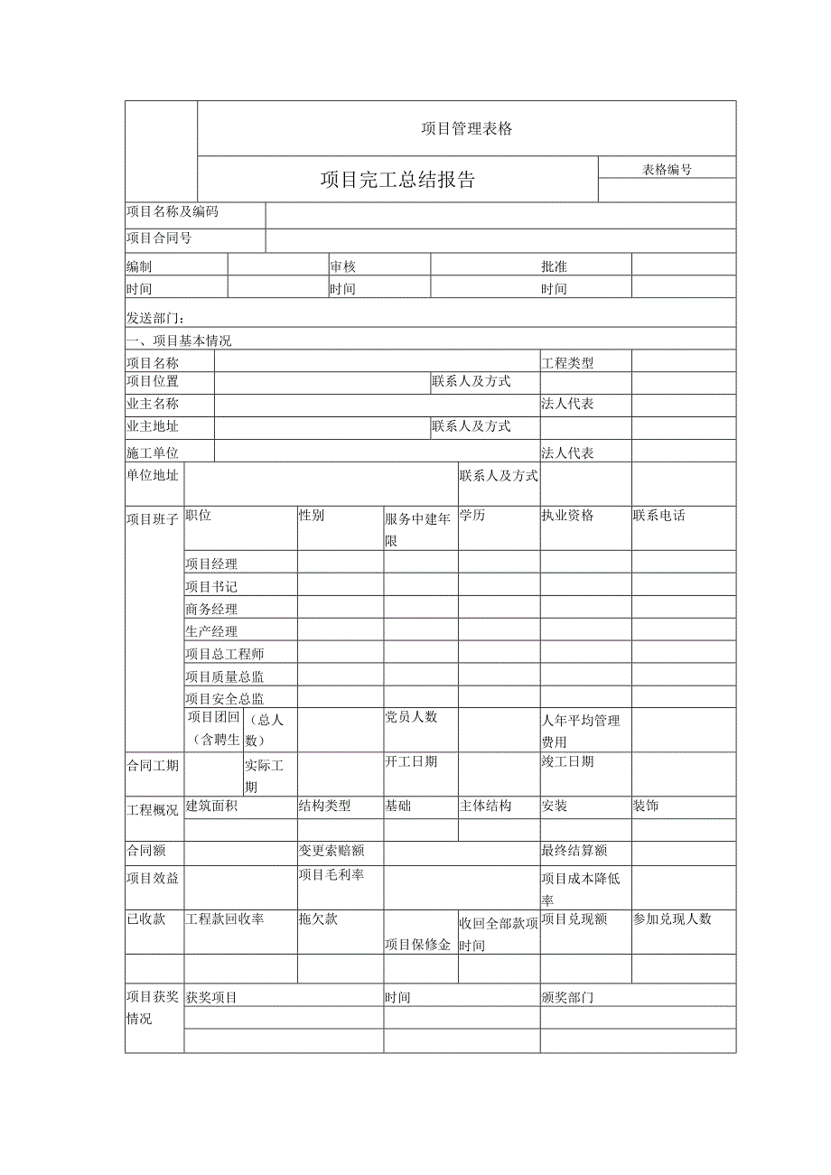 项目完工总结报告.docx_第1页