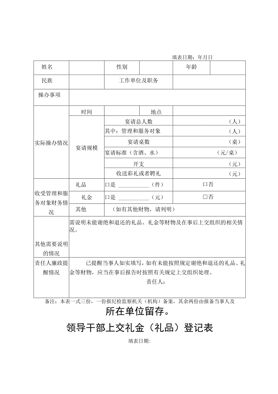 领导干部操办婚丧喜庆事宜事前报备表.docx_第2页