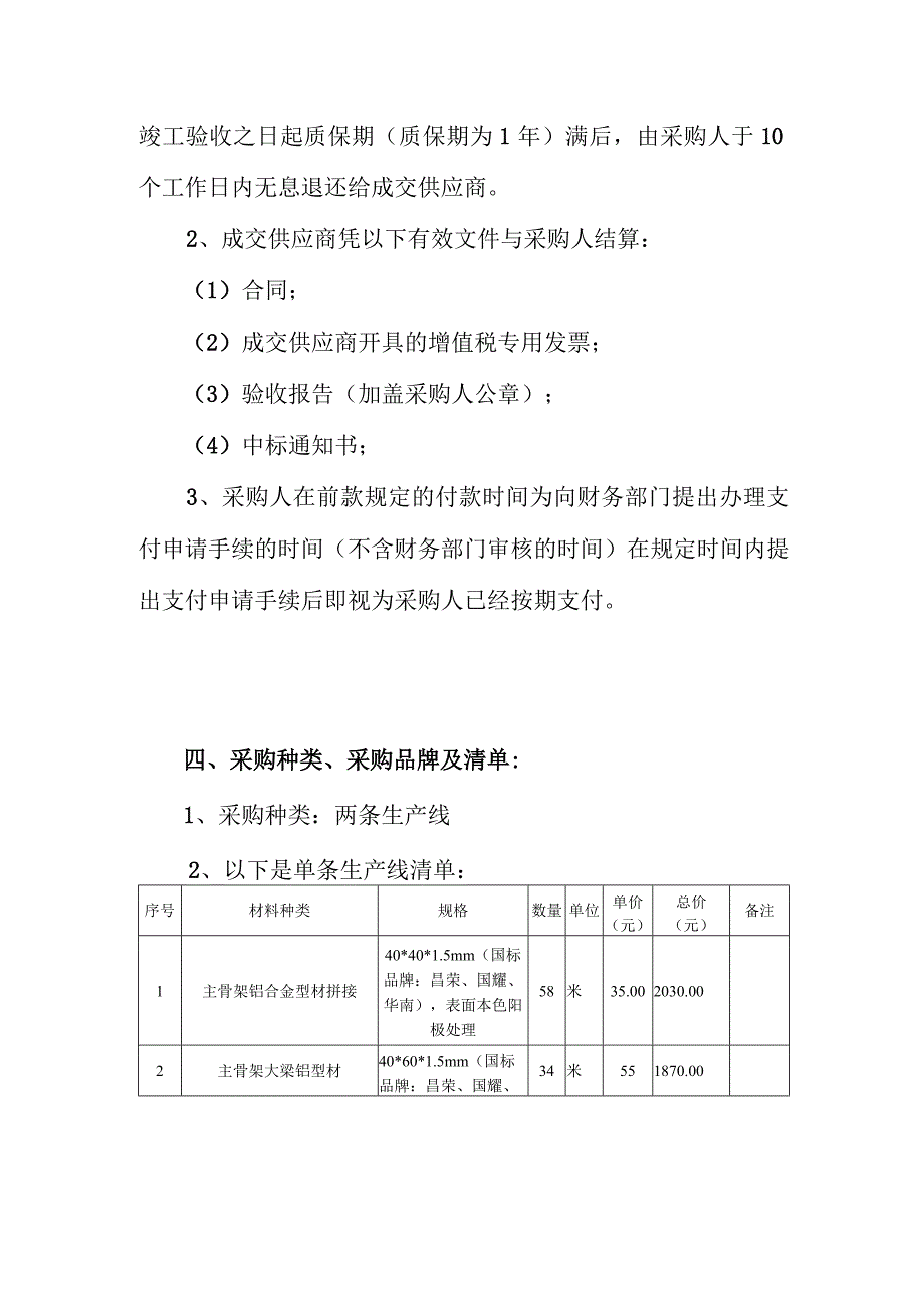 购买两条生产作业流水线项目用户需求书.docx_第3页