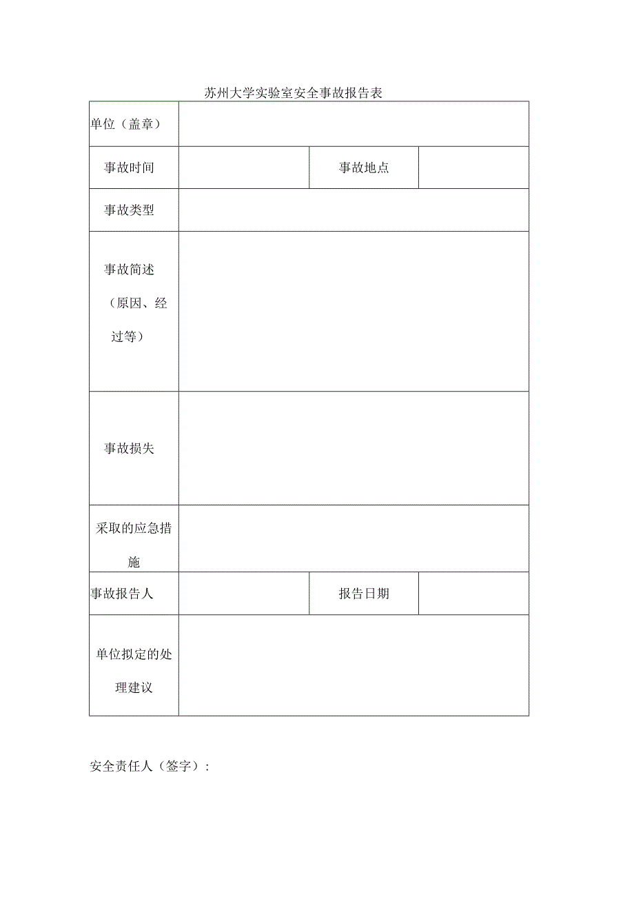 苏州大学实验室安全事故报告表.docx_第1页