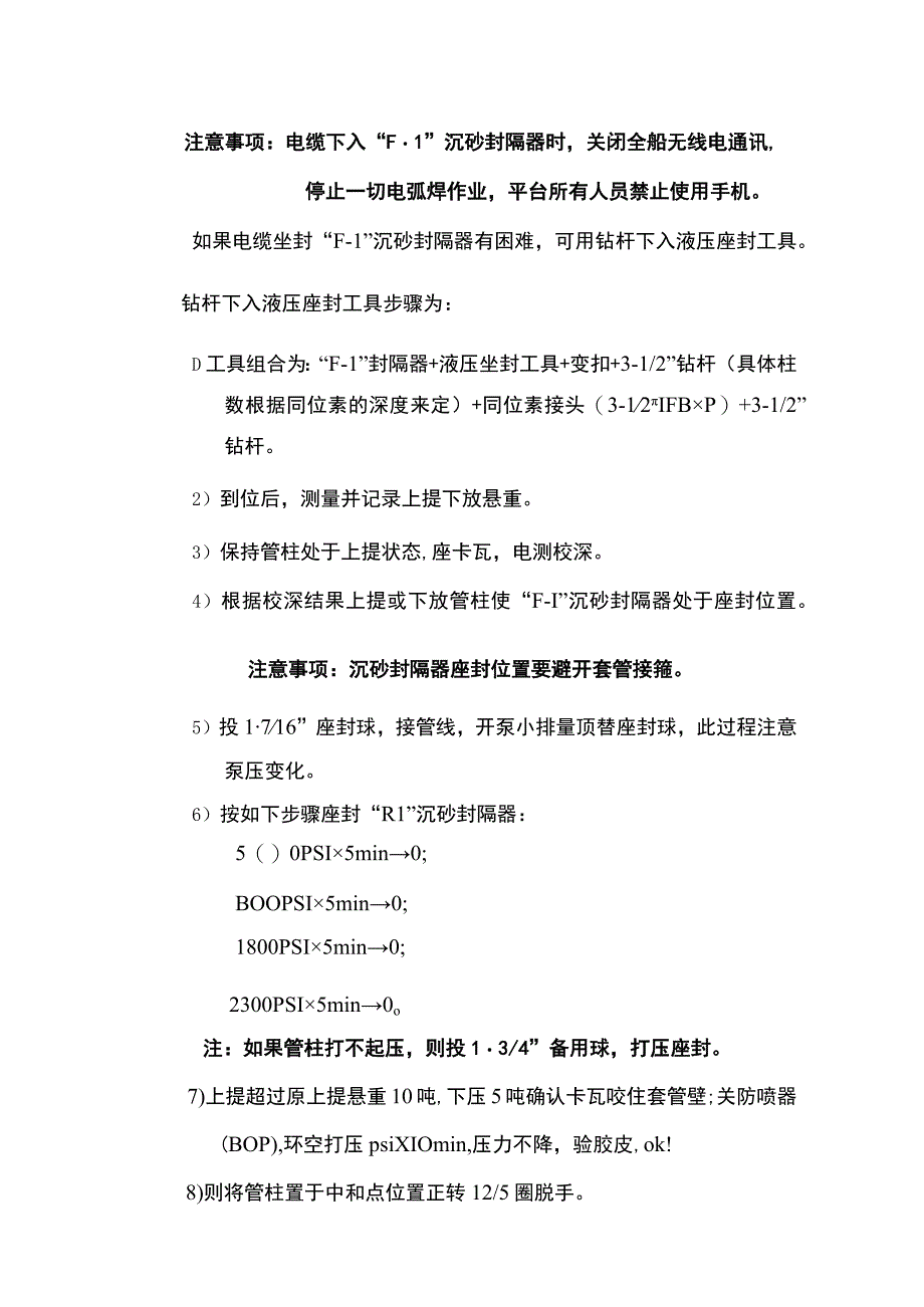 贝克休斯MINIBETA工具防砂作业流程模板.docx_第2页