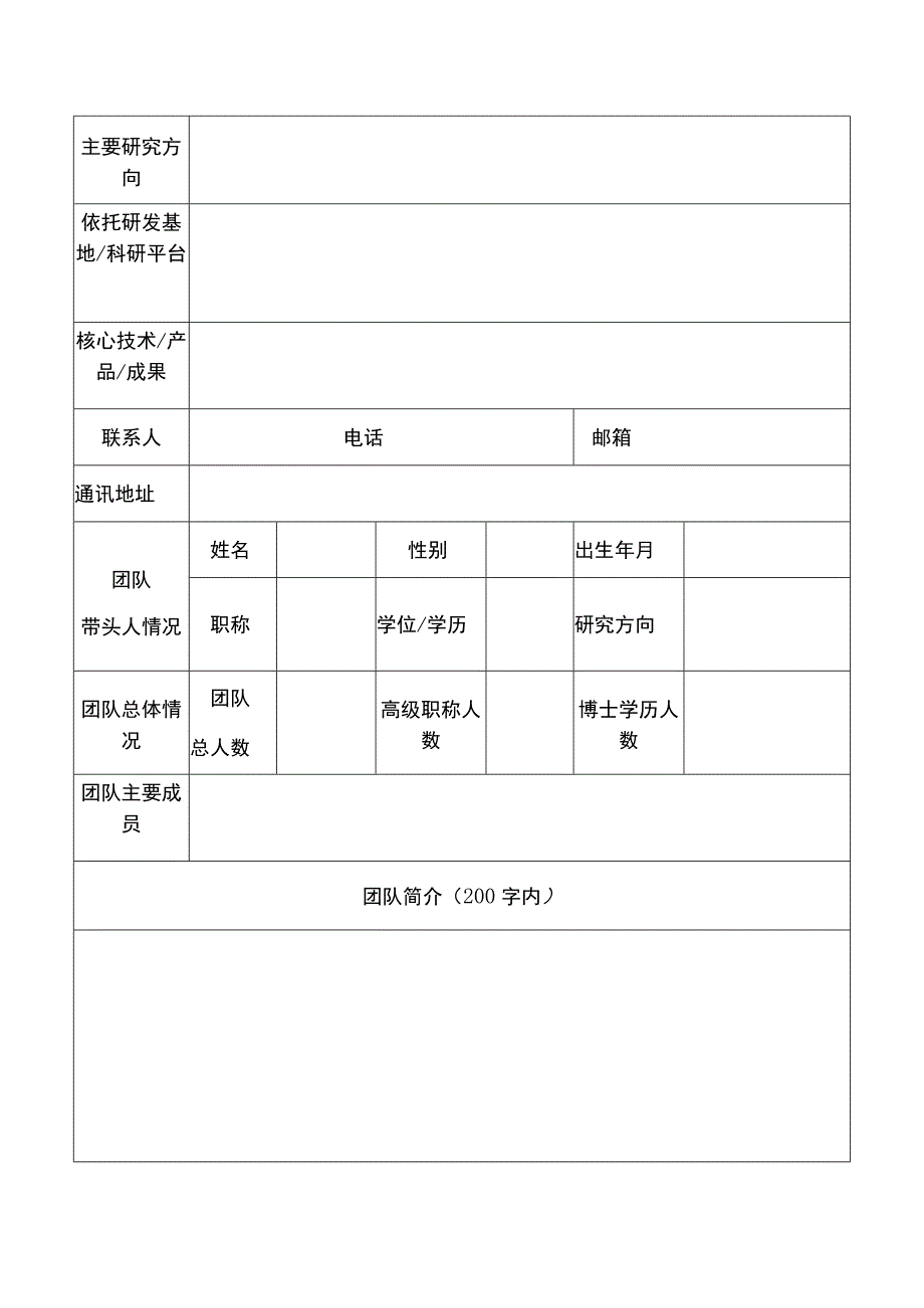 重庆高校科研团队征集表.docx_第2页