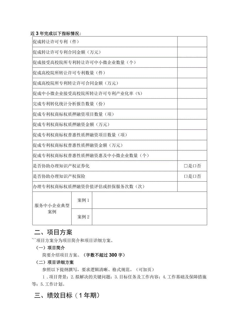 陕西省2023年专利转化专项计划项目申报书.docx_第3页