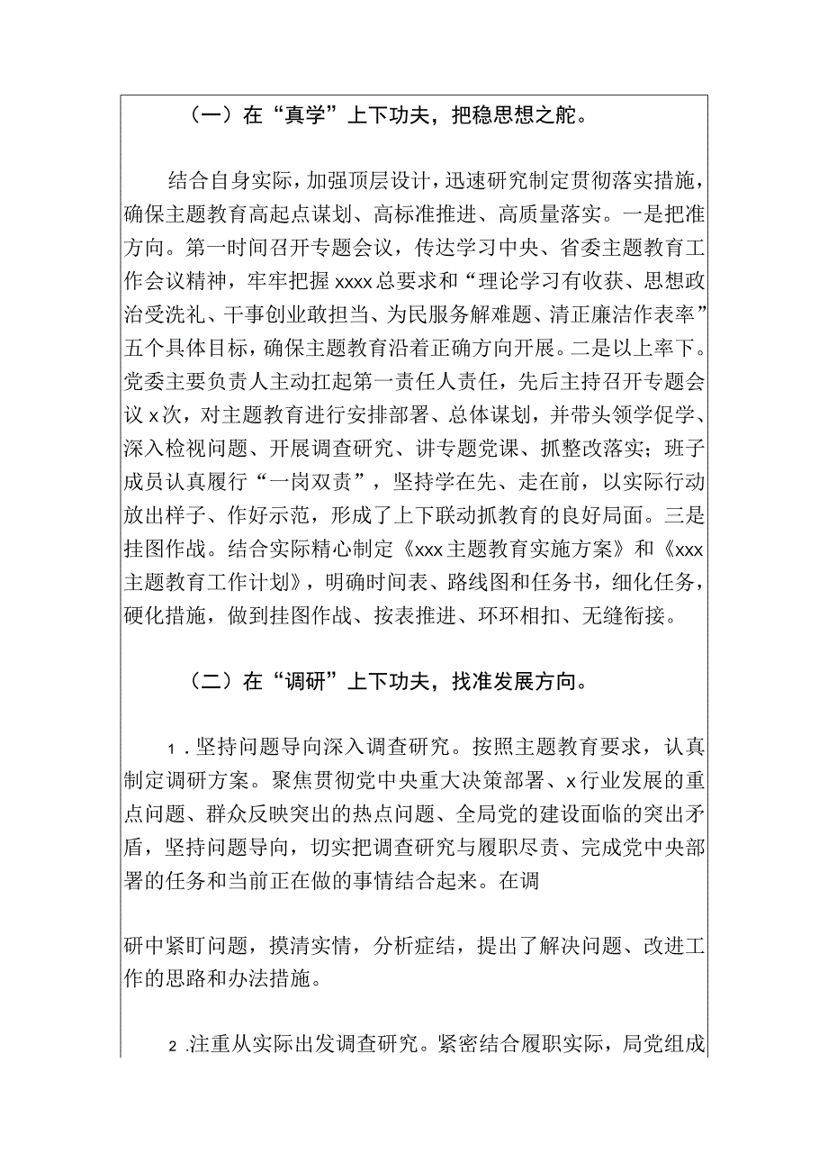 2024主题教育工作总结及下一步打算（完整版）.docx_第2页