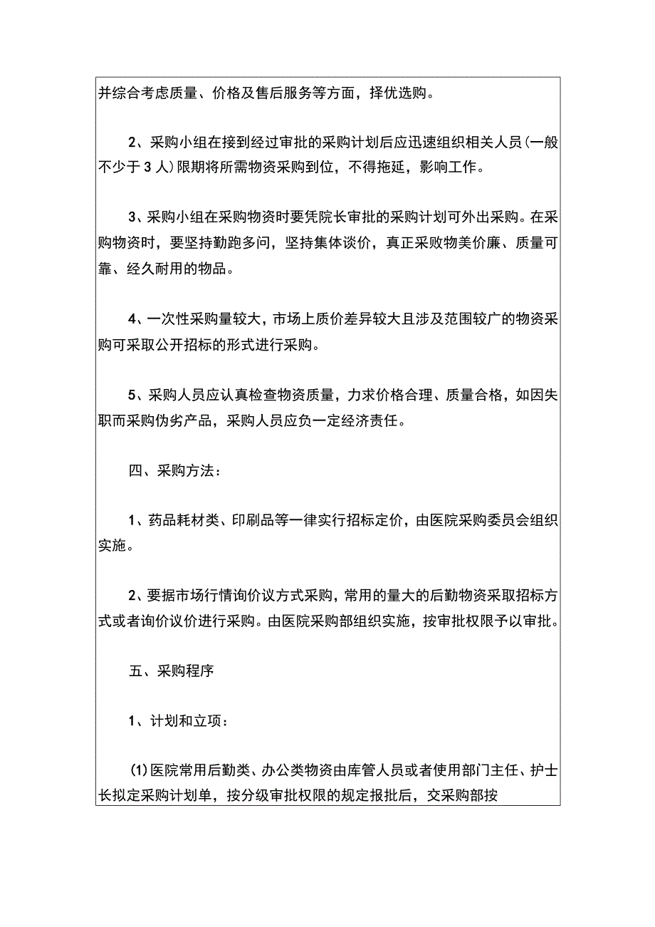 2024卫生院招标采购及耗材、物资、设备物资管理制度2篇合辑（最新版）.docx_第3页