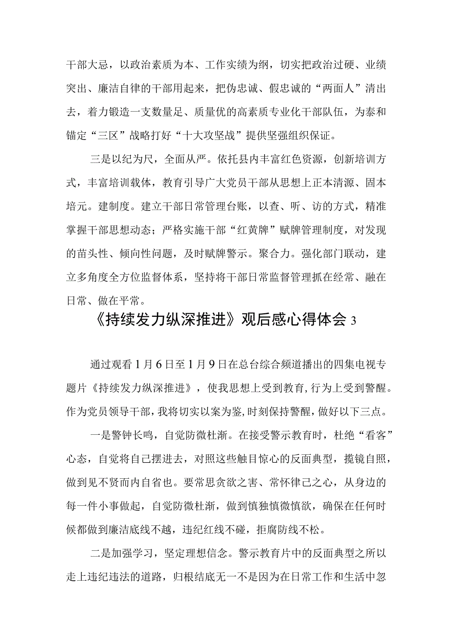 《持续发力 纵深推进》观后感心得体会共6篇.docx_第3页