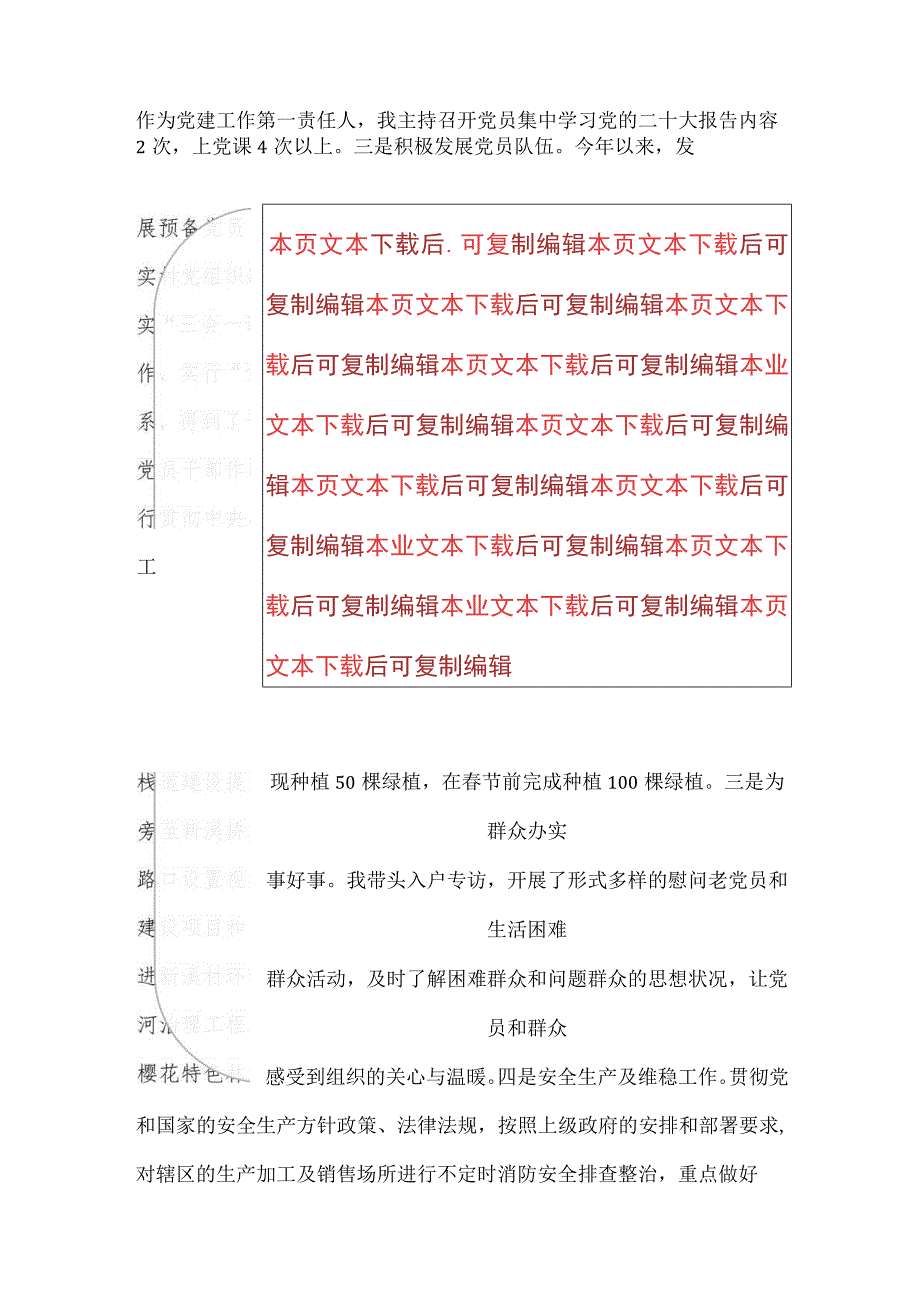 2024年党支部书记个人述职报告（最新版）.docx_第3页