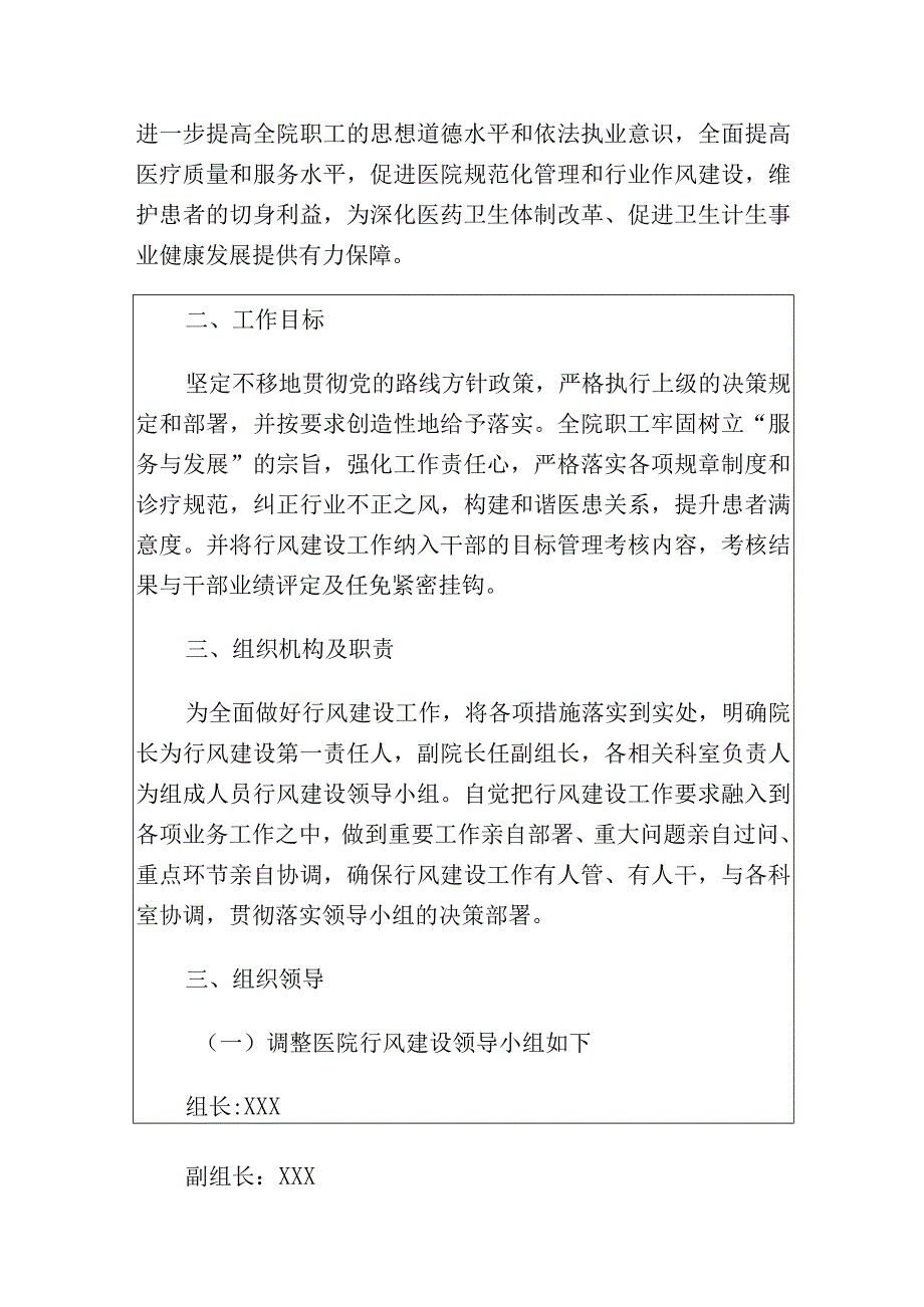 2024市中医院医德医风及行风建设实施方案.docx_第2页