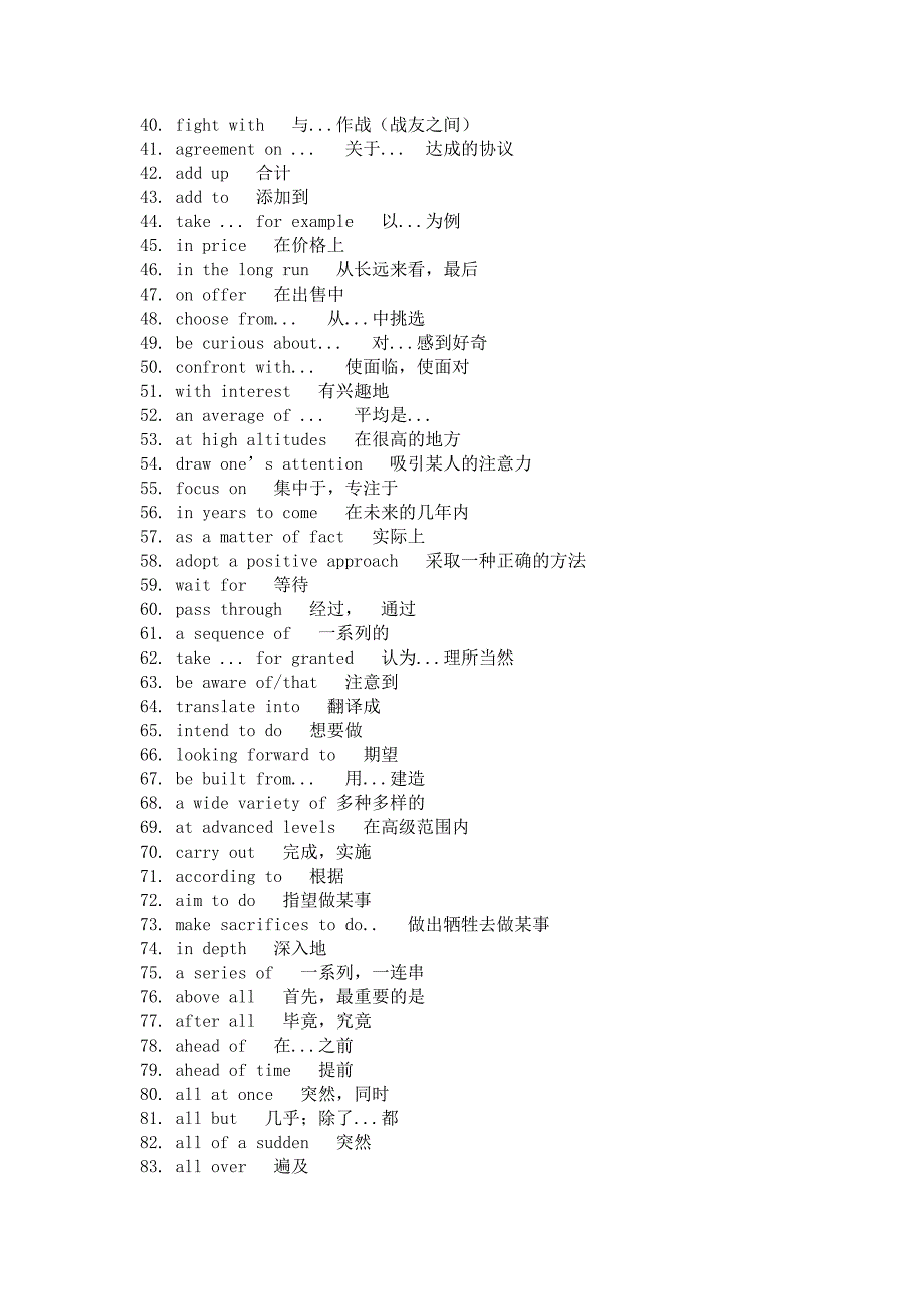 高中英语基础词组340条.docx_第2页