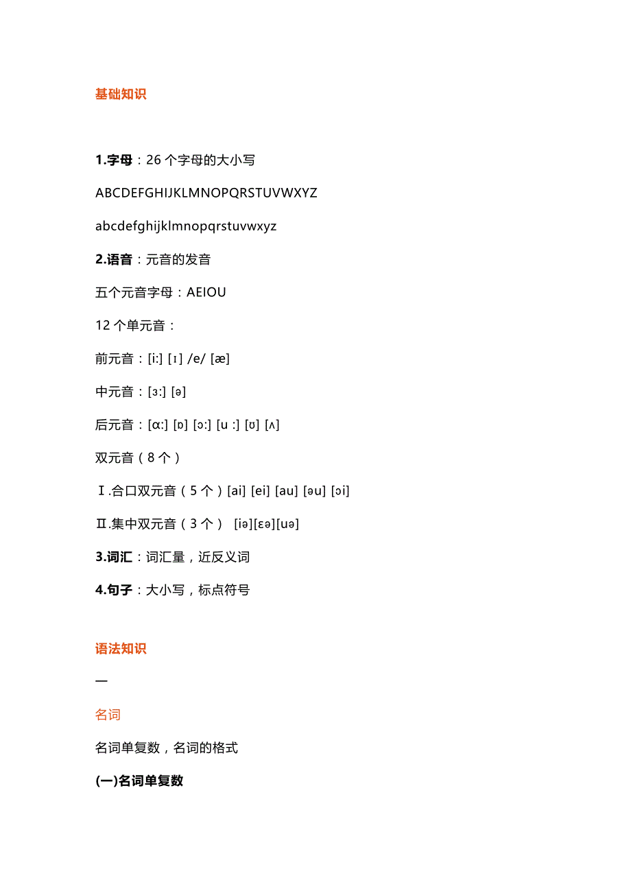 小学英语1-6年级基础知识总结.docx_第1页