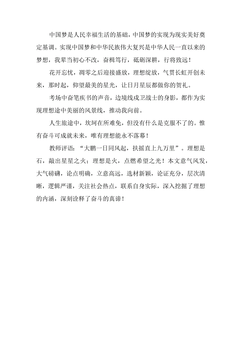 作文《奋斗成就未来理想永不落幕》.docx_第2页