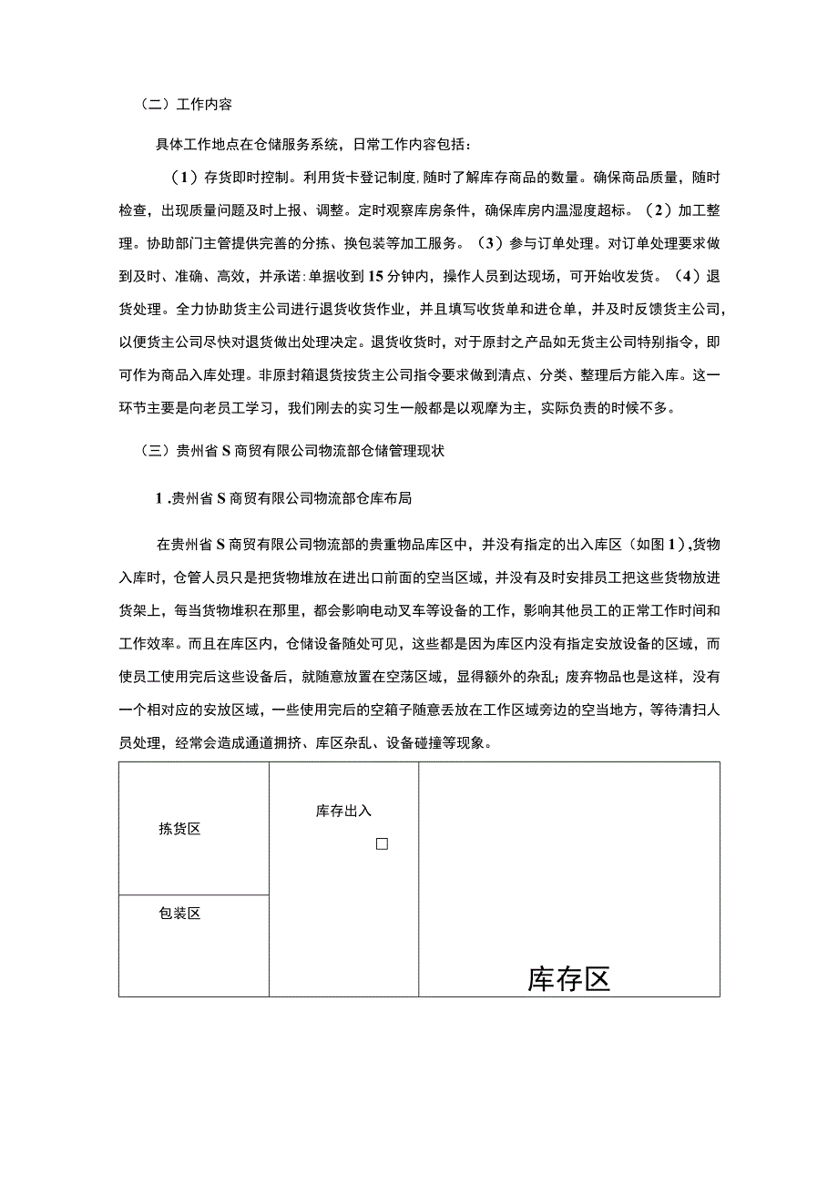 【S商贸有限公司物流部仓储管理实践总结报告6000字（论文）】.docx_第2页