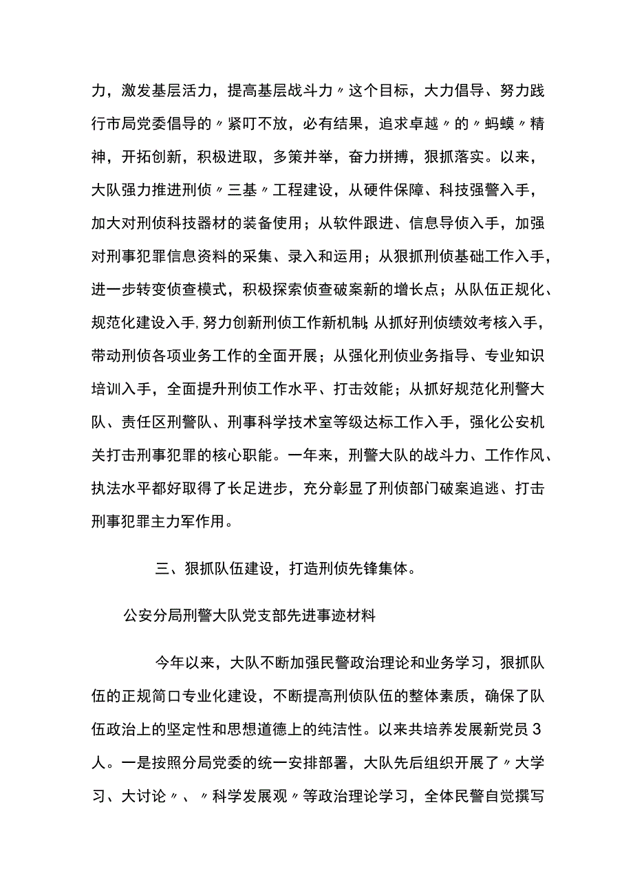 公安分局刑警大队党支部先进事迹材料2篇.docx_第3页