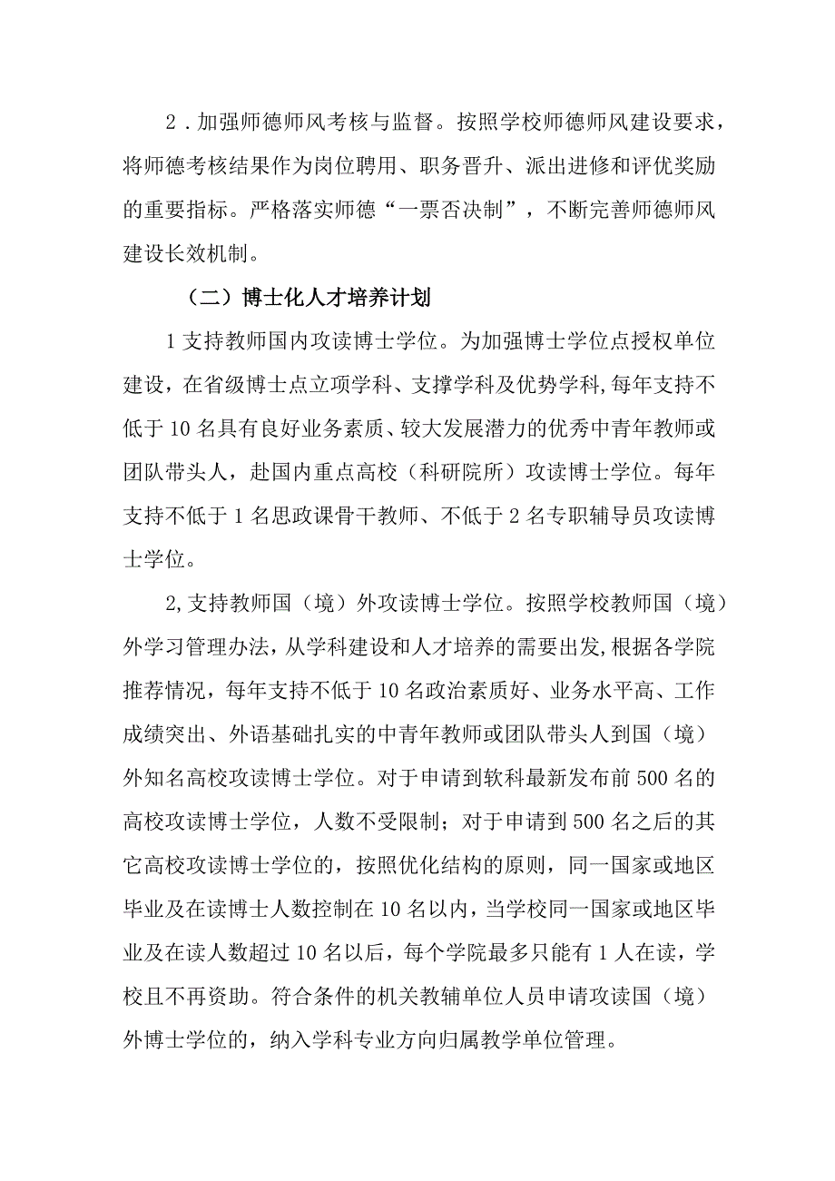 大学人才队伍培养实施办法.docx_第2页