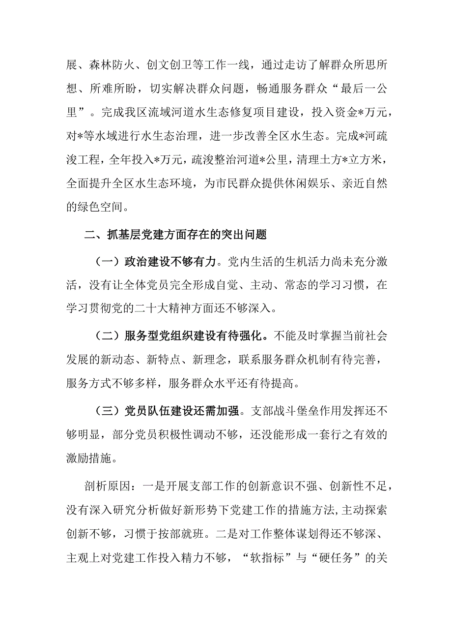 农业农村局党支部书记抓基层党建工作述职报告.docx_第3页