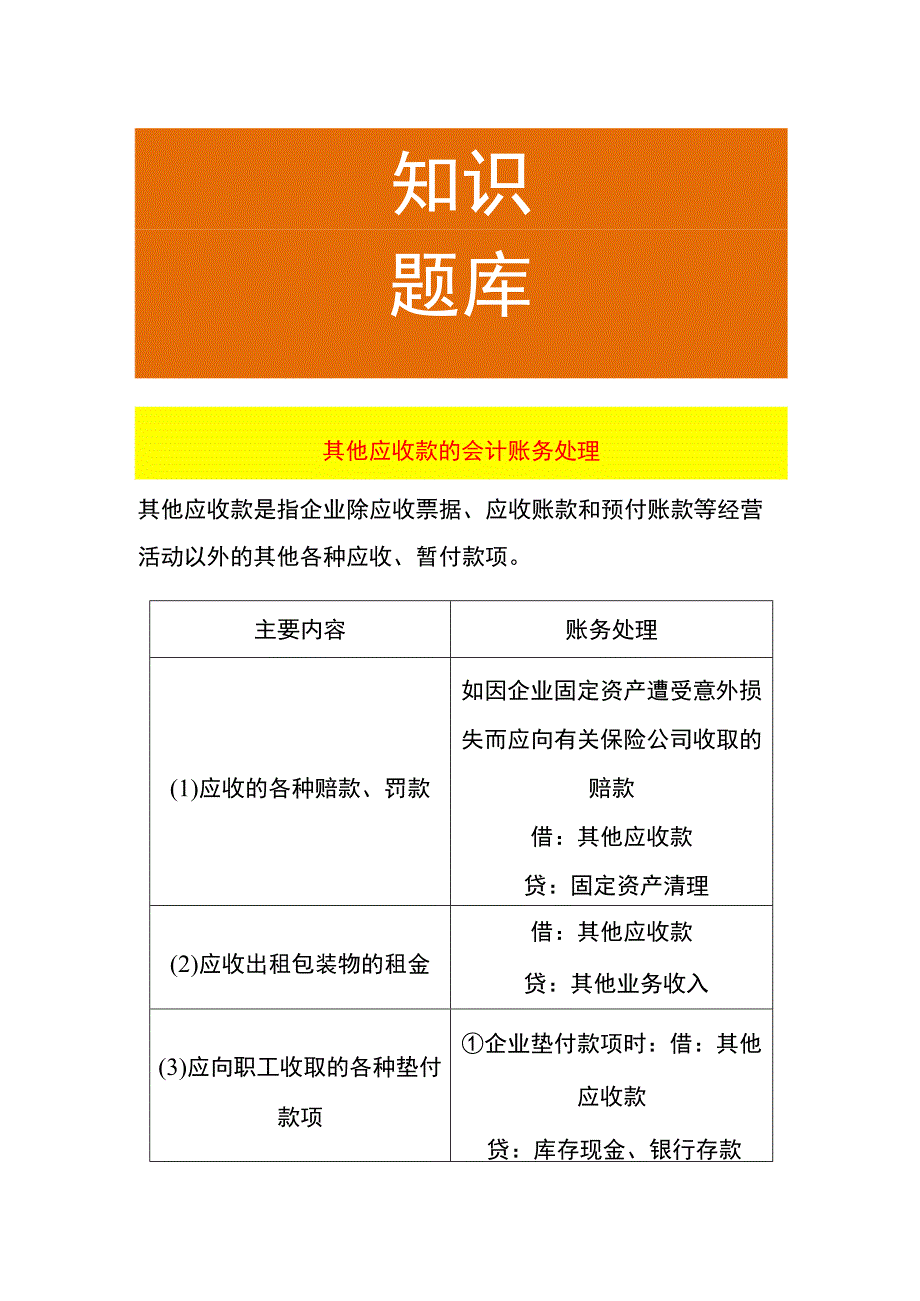 其他应收款的会计账务处理.docx_第1页