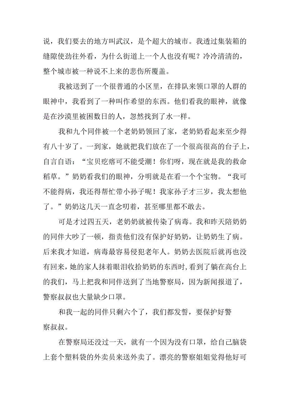 初一八百字作文—一只口罩的旅行记.docx_第2页