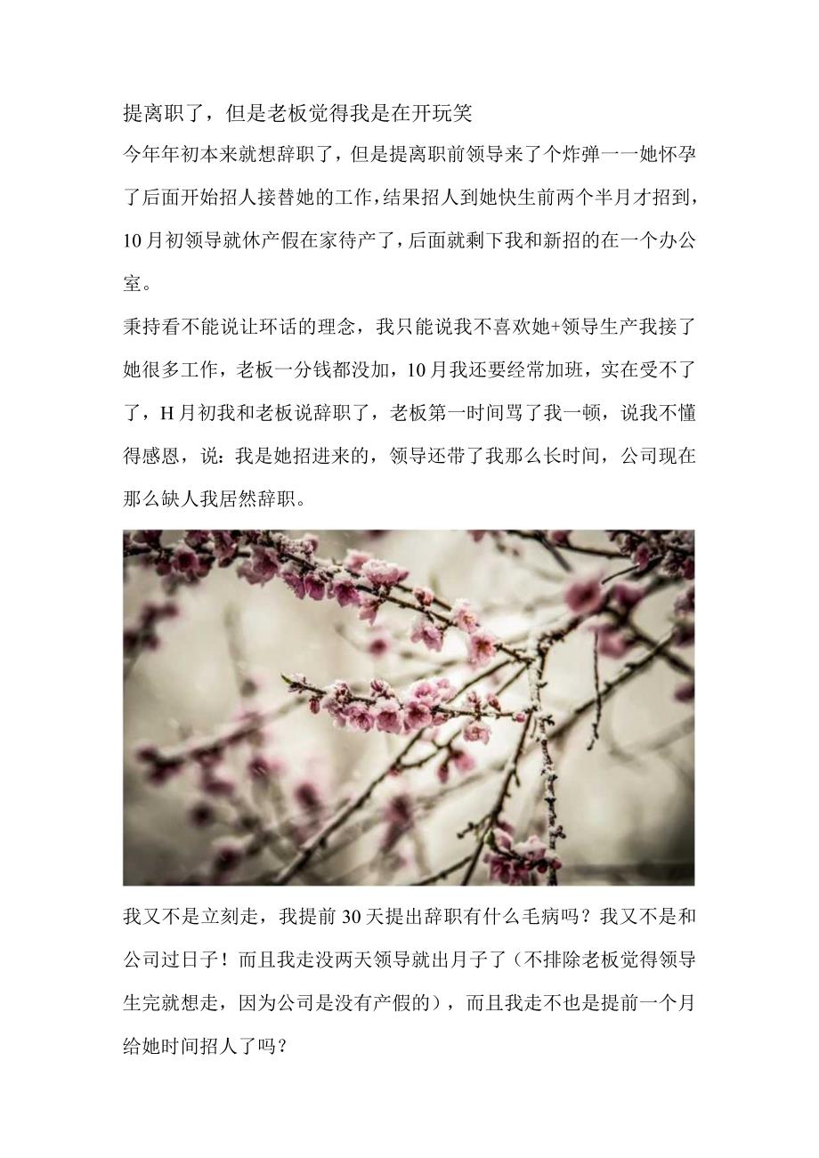 提离职了但是老板觉得我是在开玩笑.docx_第1页