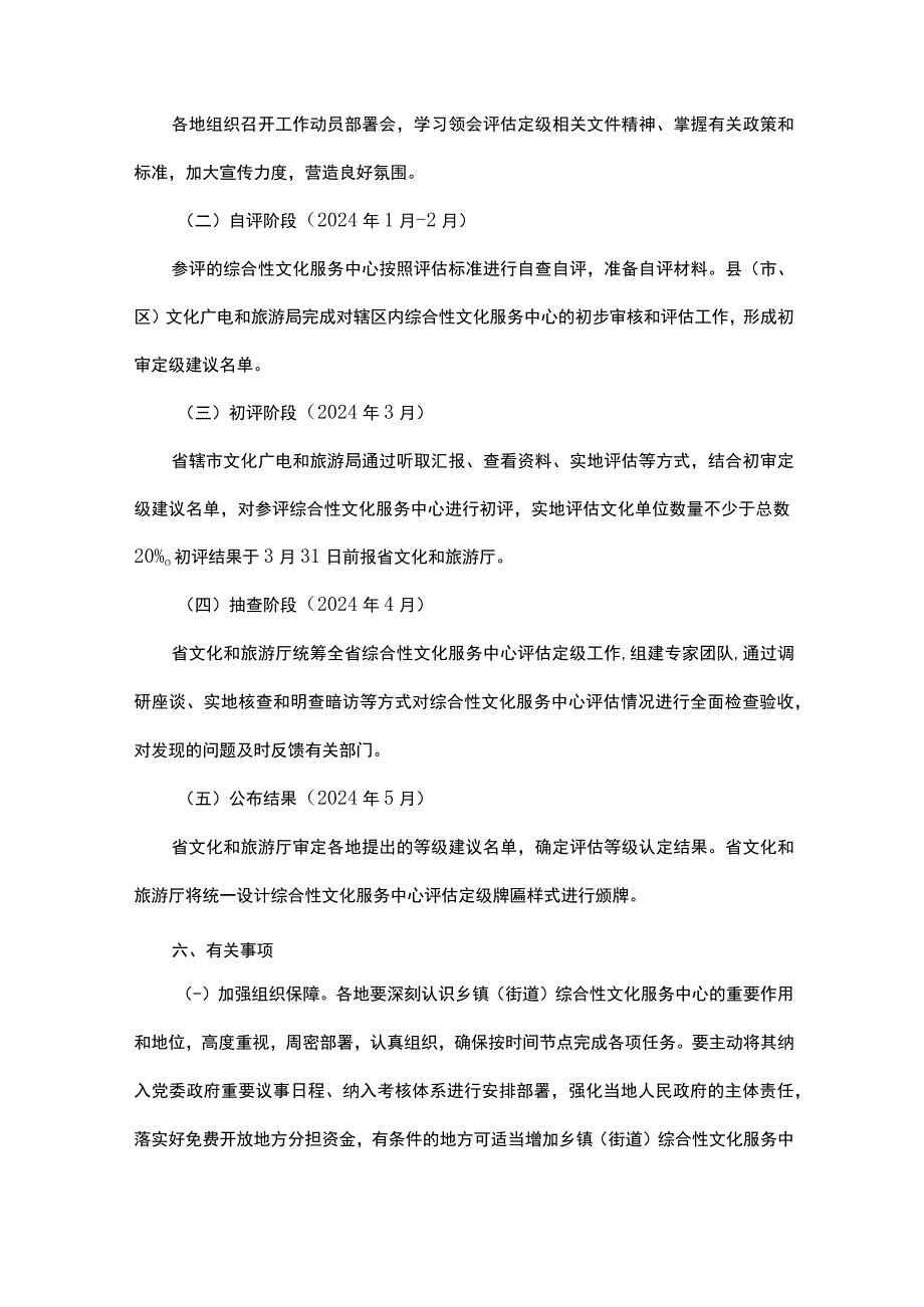 河南省乡镇（街道）综合性文化服务中心评估定级工作方案-全文及评定标准.docx_第3页