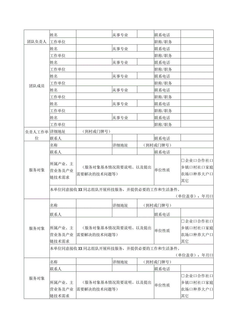 江西省农业科技特派员自然人、团队、法人科技特派员三方协议书和绩效评价参考表.docx_第2页