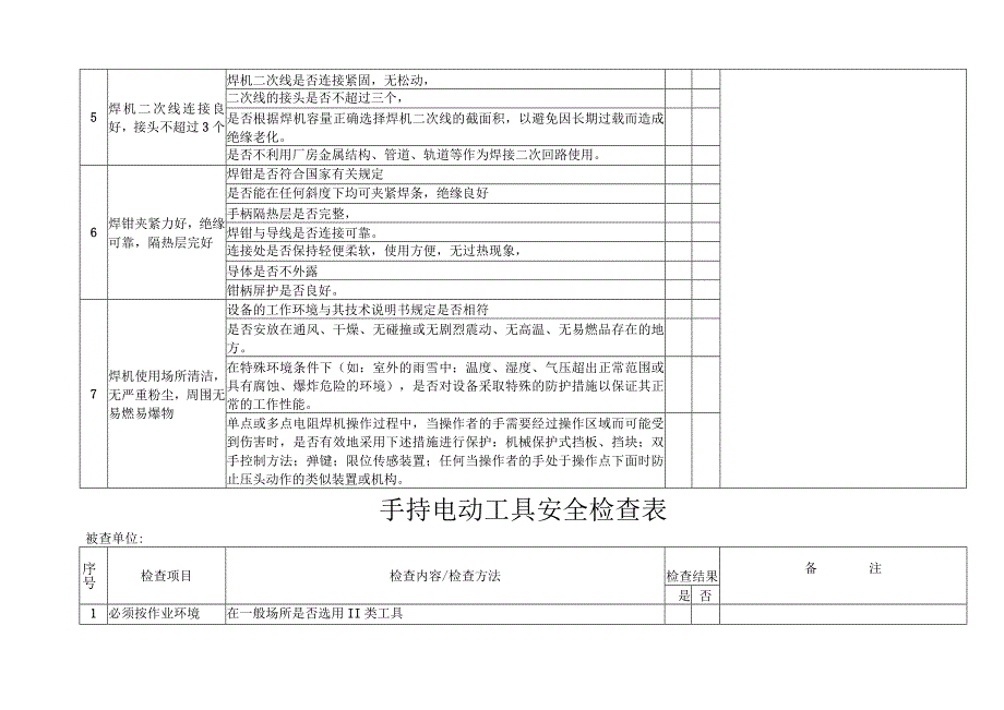 电焊机安全检查表.docx_第2页