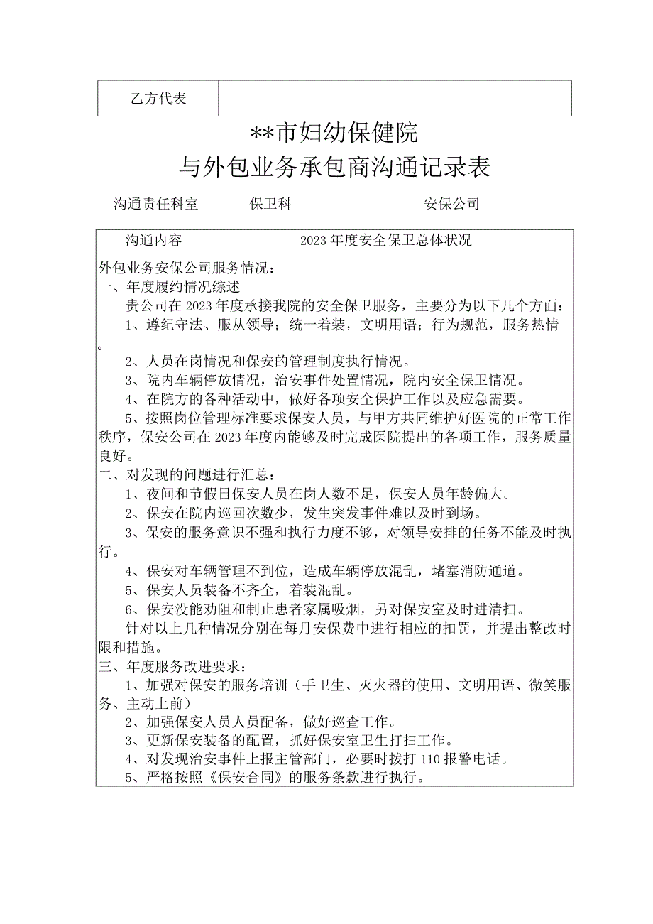 外包业务承包商沟通记录表.docx_第2页