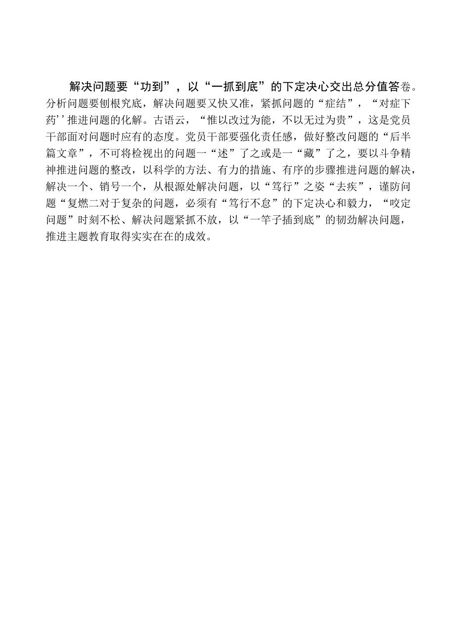 心得体会：主题教育要“心到”“行到”“功到”.docx_第2页