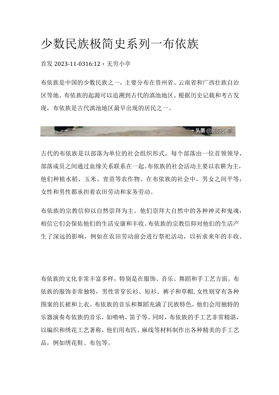 少数民族极简史系列——布依族.docx_第1页