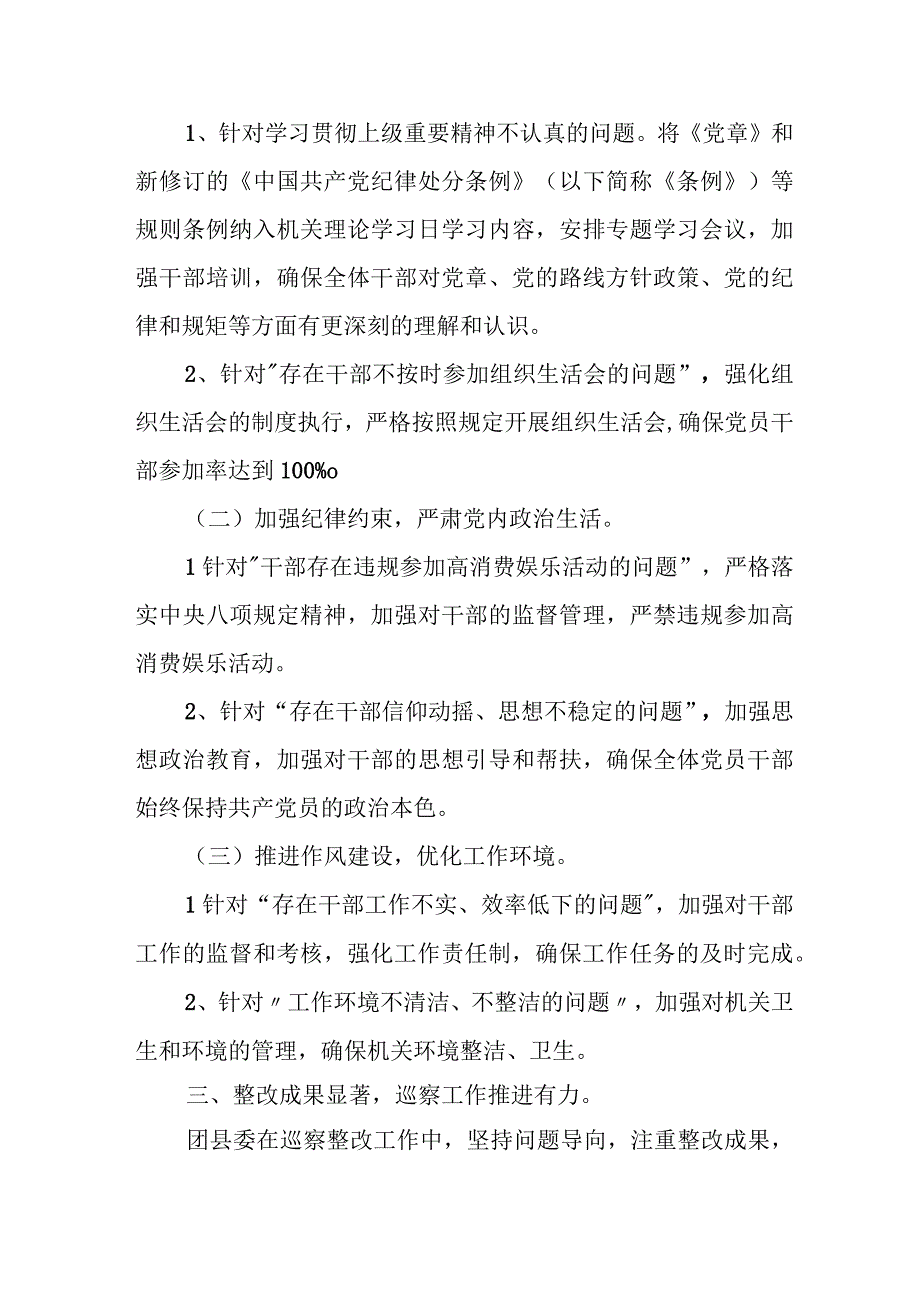 团县委巡察反馈问题整改情况报告.docx_第2页