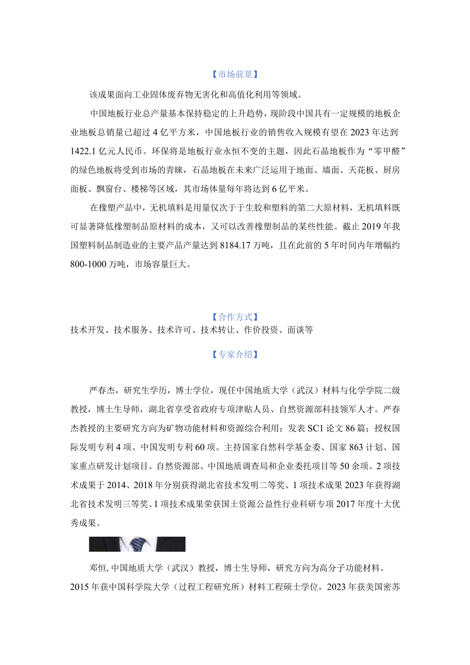 成果推介磷石膏高温改性绿色功能化及应用技术.docx_第3页