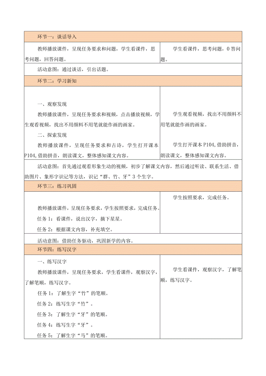 统编版一上第8单元 第3课 雪地里的小画家（1）大单元教学设计.docx_第2页