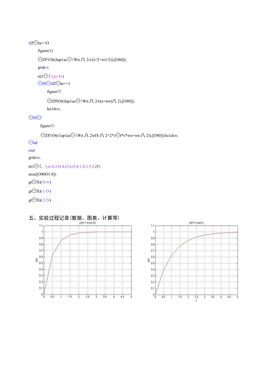 自控实验报告--控制系统的时域分析.docx_第2页