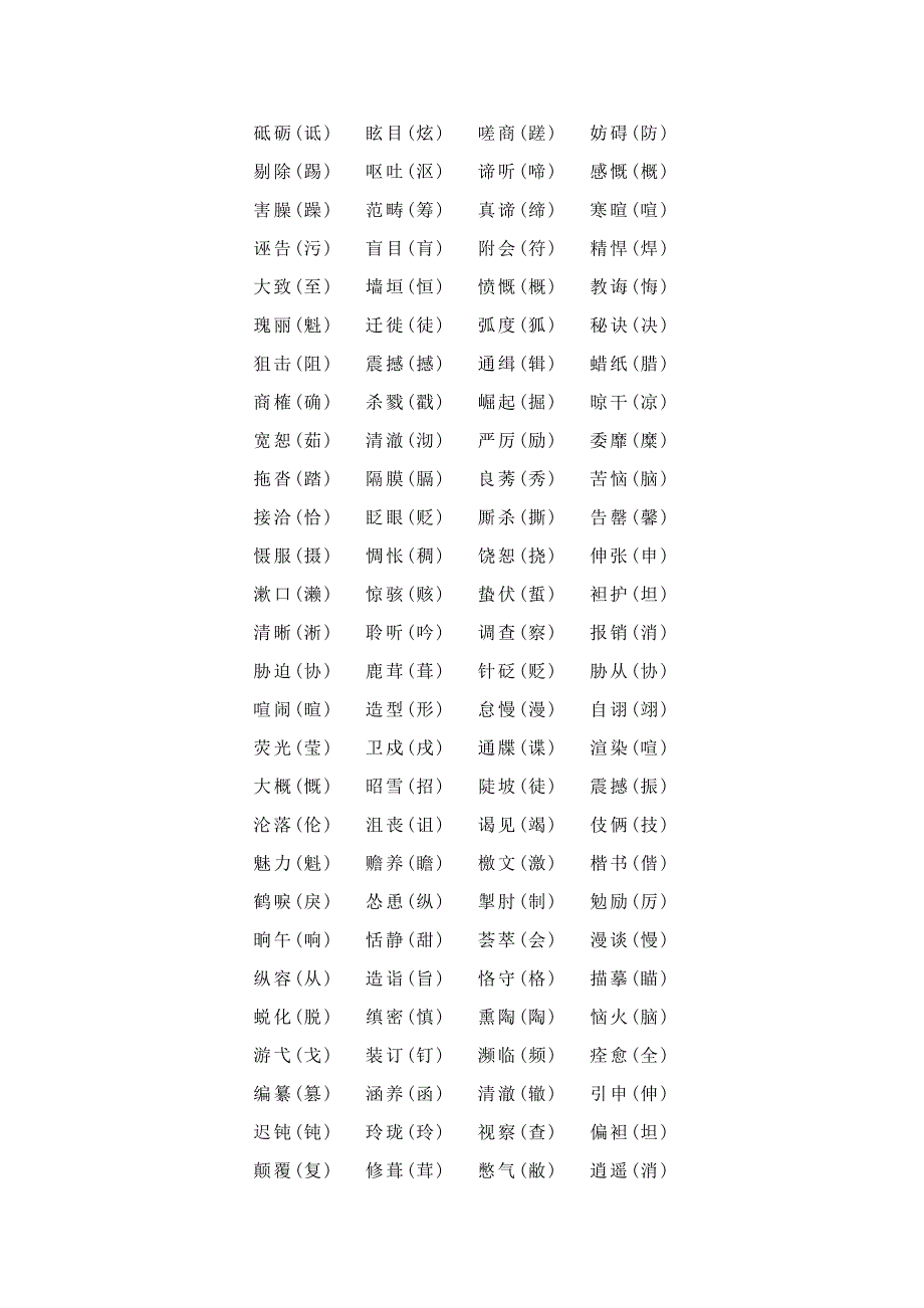 初中语文易错字词全面总结.docx_第2页