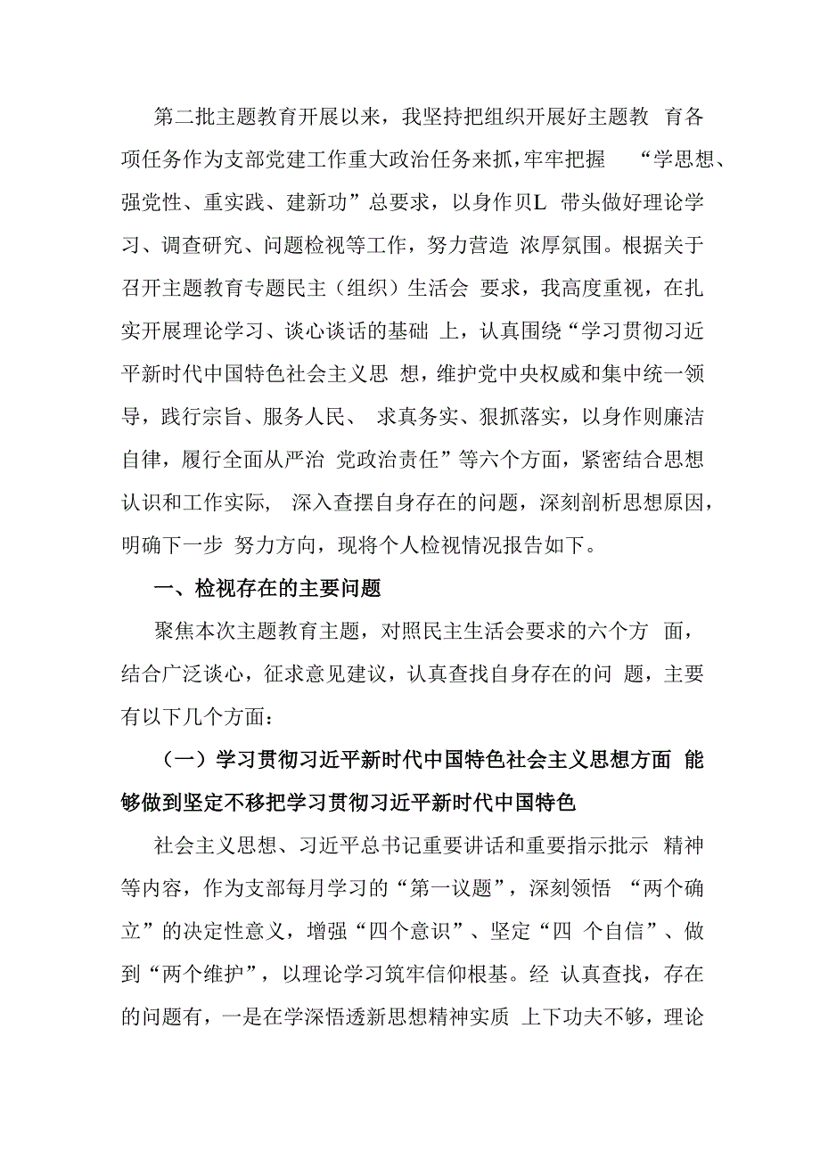 2024年围绕“维护党中央权威和集中统一领导求真务实、狠抓落实以身作则廉洁自律”等新的六个方面对照检查材料与全面围绕“践行宗旨服务人.docx_第2页